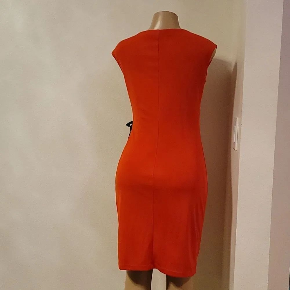 THE LIMITED SLEEVELESS SIDE RUCHED DETAILS WOMEN"S DRESS - Picture 5 of 13